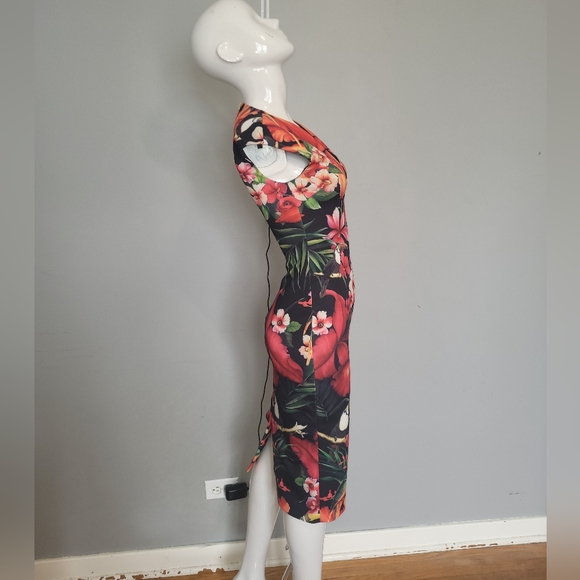 Ted Baker Bismii Mirrored Toucan Dress, BNWT, Size 0 - Picture 5 of 9
